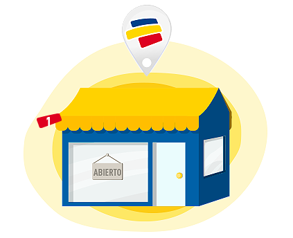 Busca el Bancolombia A la Mano Corresponsal Bancario más cercano